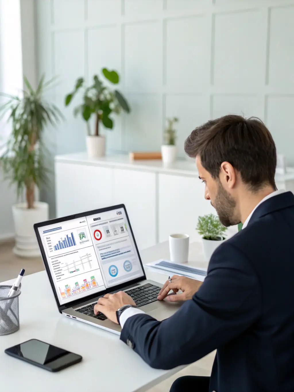 A professional buyer submitting an RFQ through ProfiCircle's online platform, showcasing the ease of initiating the procurement process.