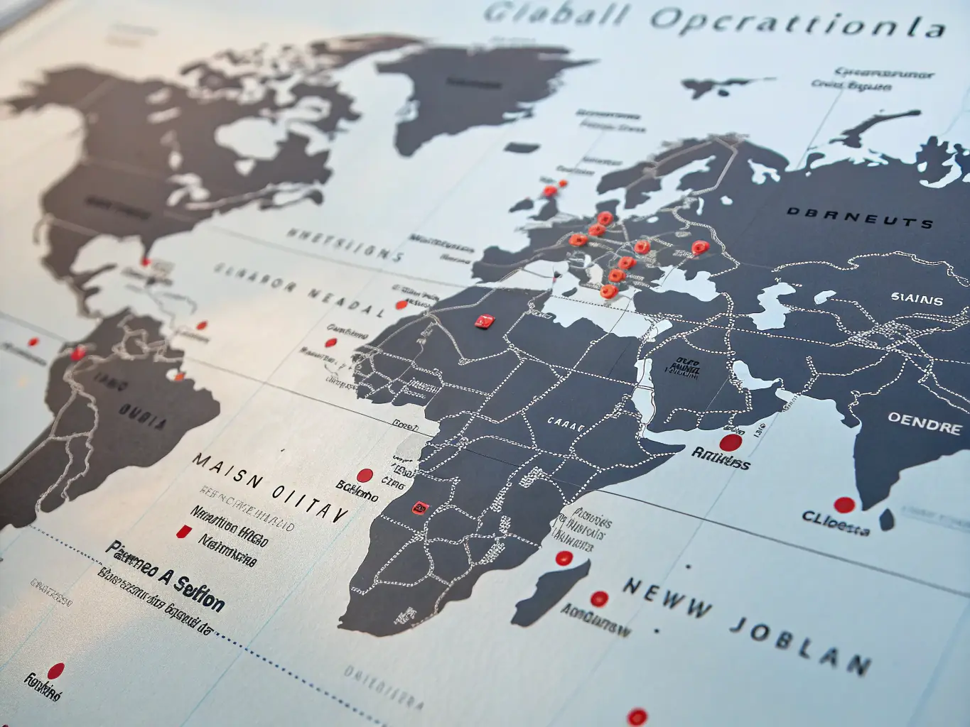 An image of a diverse group of suppliers' logos and a map highlighting international vendor locations, representing ProfiCircle's Vetted Supplier Network.
