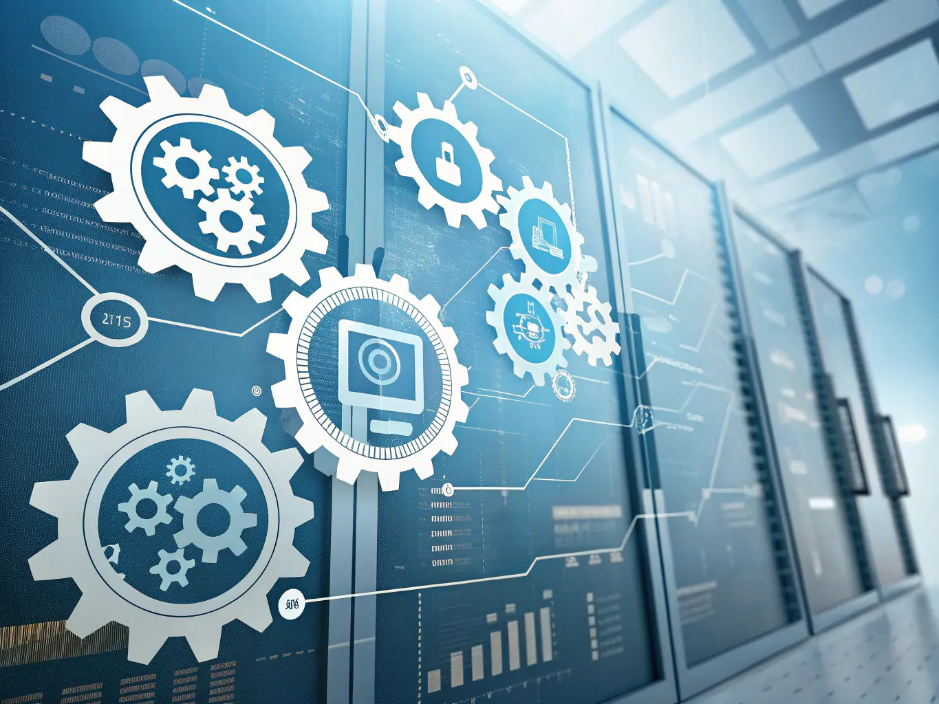 A visual representation of various software icons connecting to a central hub, illustrating the platform's integration capabilities with different systems.